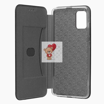 Чехол-книжка для Samsung A515 Galaxy A51 4G (черный) открытие вбок - BC002 Чехол-книжка для Samsung A515 Galaxy A51 4G (черный) открытие вбок - BC002