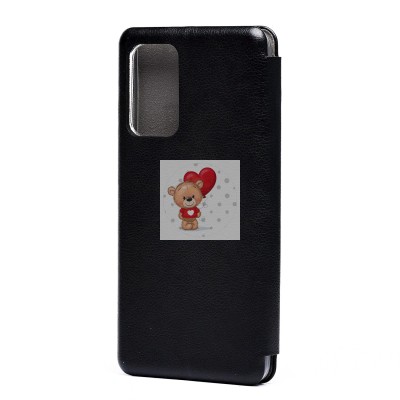 Чехол-книжка для Samsung A525 Galaxy A52 (черный) открытие вбок - BC002