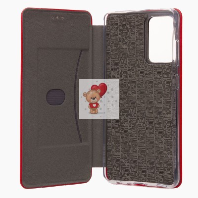 Чехол-книжка для Samsung A525 Galaxy A52 (красный) открытие вбок - BC002