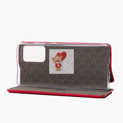 Чехол-книжка для Samsung A525 Galaxy A52 (красный) открытие вбок - BC002