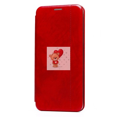 Чехол-книжка для Samsung A725 Galaxy A72 (красный) открытие вбок - BC002