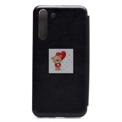 Чехол-книжка для Samsung G991 Galaxy S21 открытие вбок (черный) - BC002