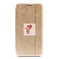 Чехол-книжка для Samsung G991 Galaxy S21 открытие вбок (золотой) - BC002