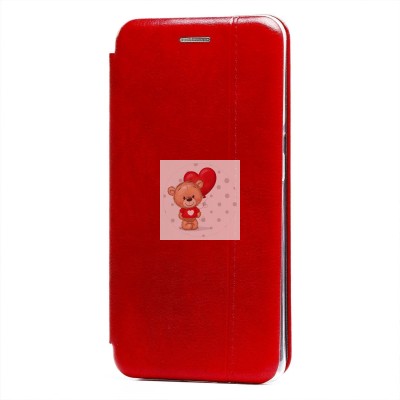 Чехол-книжка для Samsung G991 Galaxy S21 открытие вбок (красный) - BC002 Чехол-книжка для Samsung G991 Galaxy S21 открытие вбок (красный) - BC002