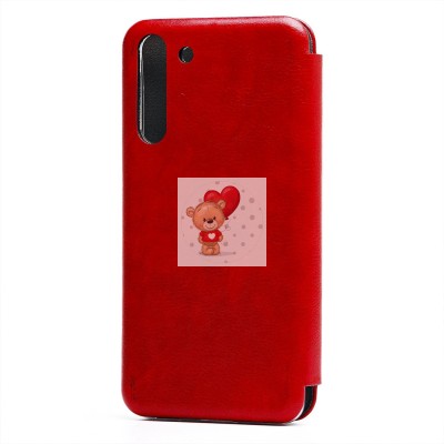 Чехол-книжка для Samsung G991 Galaxy S21 открытие вбок (красный) - BC002 Чехол-книжка для Samsung G991 Galaxy S21 открытие вбок (красный) - BC002