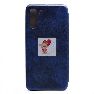 Чехол-книжка для Samsung G996 Galaxy S21+ (синий) открытие вбок (синий) - BC002