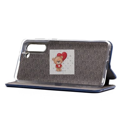 Чехол-книжка для Samsung G996 Galaxy S21+ (синий) открытие вбок (синий) - BC002