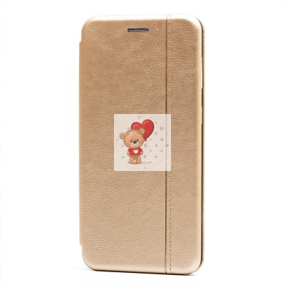 Чехол-книжка для Samsung G996 Galaxy S21+ (золотой) открытие вбок (золотой) - BC002