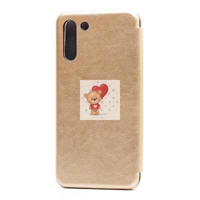 Чехол-книжка для Samsung G996 Galaxy S21+ (золотой) открытие вбок (золотой) - BC002