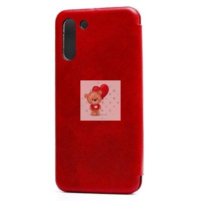 Чехол-книжка для Samsung G996 Galaxy S21+ (красный) открытие вбок (красный) - BC002 Чехол-книжка для Samsung G996 Galaxy S21+ (красный) открытие вбок (красный) - BC002