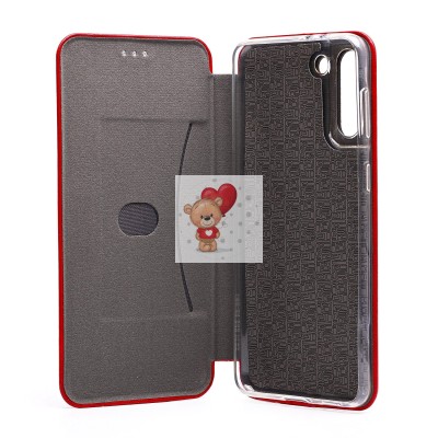 Чехол-книжка для Samsung G996 Galaxy S21+ (красный) открытие вбок (красный) - BC002 Чехол-книжка для Samsung G996 Galaxy S21+ (красный) открытие вбок (красный) - BC002