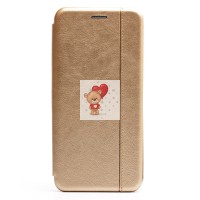 Чехол-книжка для Samsung G998 Galaxy S21 Ultra (золотой) открытие вбок (золотой) - BC002