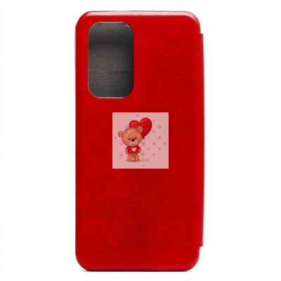 Чехол-книжка для Samsung G998 Galaxy S21 Ultra (красный) открытие вбок (красный) - BC002