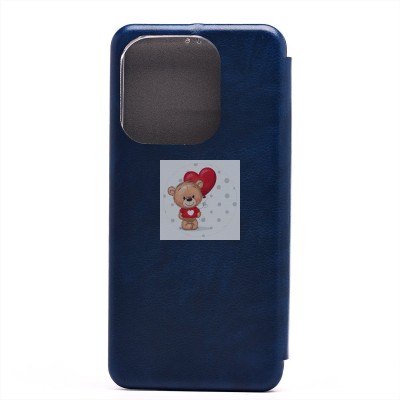 Чехол-книжка для Tecno Pop 7 Pro (синий) - BC002 Чехол-книжка для Tecno Pop 7 Pro (синий) - BC002