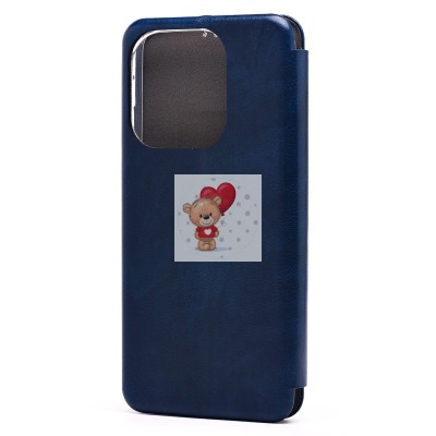 Чехол-книжка для Tecno Pop 7 Pro (синий) - BC002 Чехол-книжка для Tecno Pop 7 Pro (синий) - BC002