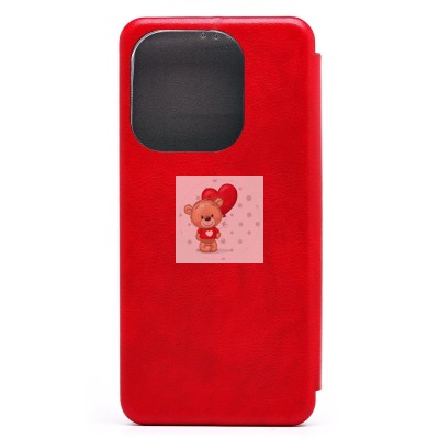 Чехол-книжка для Tecno Pop 7 Pro (красный) - BC002 Чехол-книжка для Tecno Pop 7 Pro (красный) - BC002