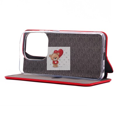 Чехол-книжка для Tecno Pop 7 Pro (красный) - BC002 Чехол-книжка для Tecno Pop 7 Pro (красный) - BC002