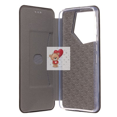 Чехол-книжка для Tecno Camon 20 Pro 5G (черный) - BC002 Чехол-книжка для Tecno Camon 20 Pro 5G (черный) - BC002