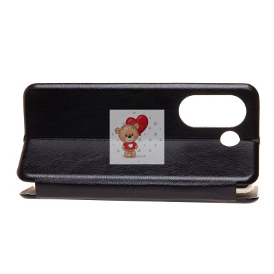 Чехол-книжка для Tecno Camon 20 Pro 4G (черный) - BC002 Чехол-книжка для Tecno Camon 20 Pro 4G (черный) - BC002