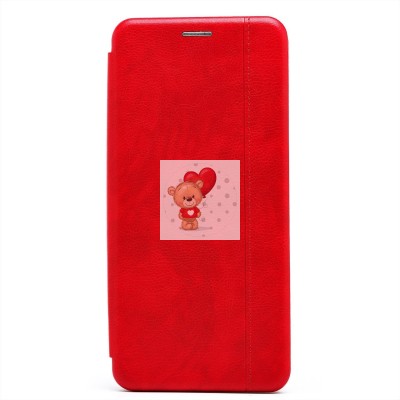 Чехол-книжка для Tecno Pova 3 (красный) - BC002