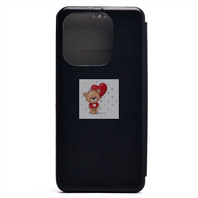 Чехол-книжка для Tecno Spark 10 Pro (черный) - BC002