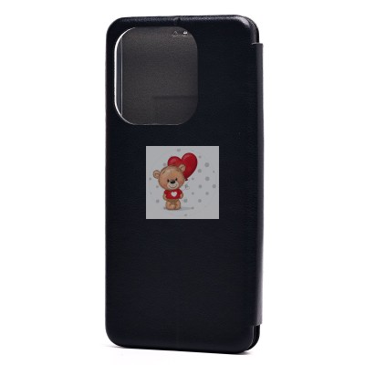 Чехол-книжка для Tecno Spark 10 Pro (черный) - BC002