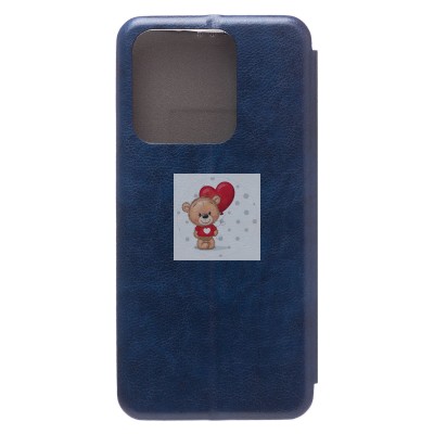 Чехол-книжка для Tecno Spark 8c/Spark Go (синий) - BC002