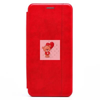 Чехол-книжка для Tecno Spark Go (красный) - BC002