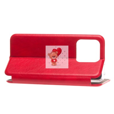 Чехол-книжка для Xiaomi 13 (красный) - BC002