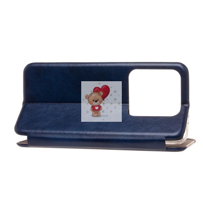 Чехол-книжка для Xiaomi 14 Pro (синий) - BC002