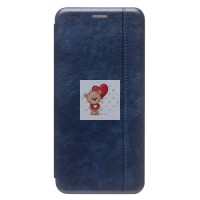 Чехол-книжка для Xiaomi Poco C55 (синий) - BC002