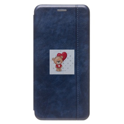 Чехол-книжка для Xiaomi Poco C55 (синий) - BC002