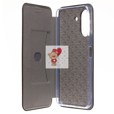 Чехол-книжка для Xiaomi Poco C65 (черный) - BC002