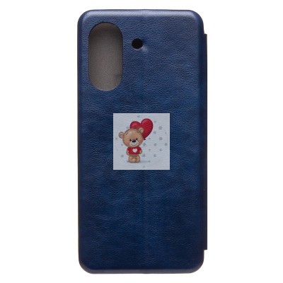 Чехол-книжка для Xiaomi Poco C65 (синий) - BC002