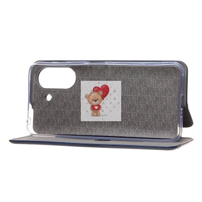 Чехол-книжка для Xiaomi Poco C65 (синий) - BC002