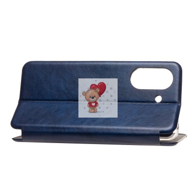 Чехол-книжка для Xiaomi Poco C65 (синий) - BC002