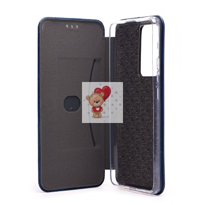 Чехол-книжка для Xiaomi Poco F5 Pro (синий) - BC002