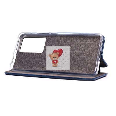 Чехол-книжка для Xiaomi Poco F5 Pro (синий) - BC002