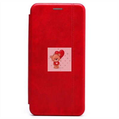 Чехол-книжка для Xiaomi Poco F5 Pro (красный) - BC002