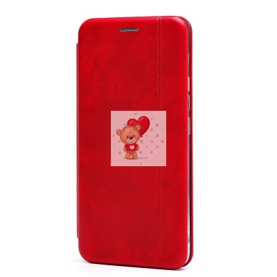 Чехол-книжка для Xiaomi Poco F5 Pro (красный) - BC002