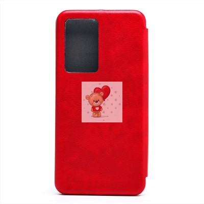 Чехол-книжка для Xiaomi Poco F5 Pro (красный) - BC002