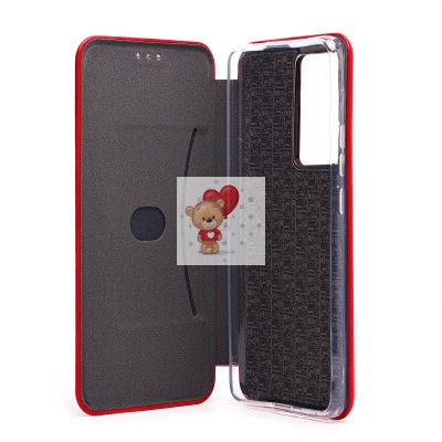 Чехол-книжка для Xiaomi Poco F5 Pro (красный) - BC002