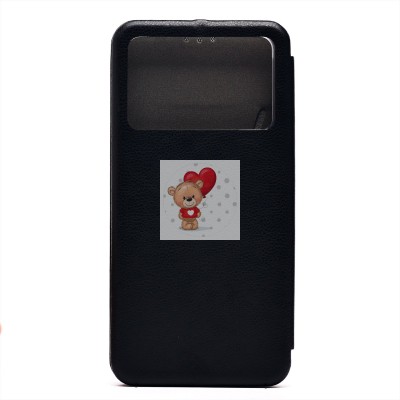 Чехол-книжка для Xiaomi Poco F6 Pro (черный) - BC002