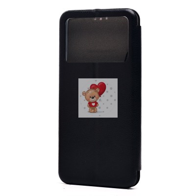 Чехол-книжка для Xiaomi Poco F6 Pro (черный) - BC002