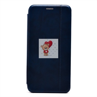 Чехол-книжка для Xiaomi Poco F6 Pro (синий) - BC002