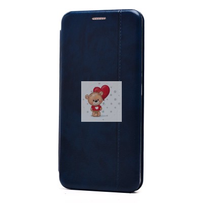 Чехол-книжка для Xiaomi Poco F6 Pro (синий) - BC002