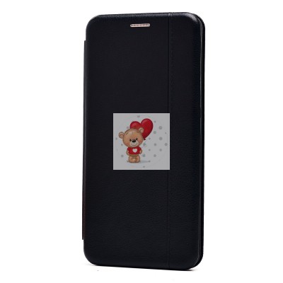 Чехол-книжка для Xiaomi Poco F6 (черный) - BC002