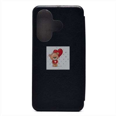 Чехол-книжка для Xiaomi Poco F6 (черный) - BC002