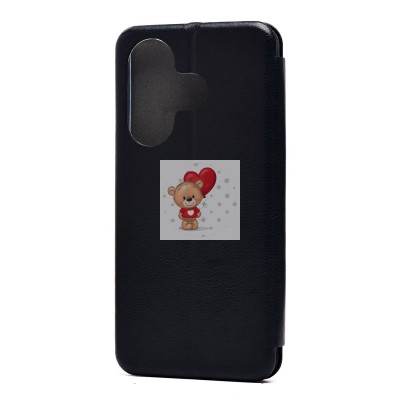 Чехол-книжка для Xiaomi Poco F6 (черный) - BC002