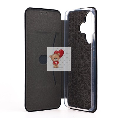 Чехол-книжка для Xiaomi Poco F6 (черный) - BC002